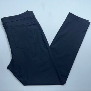 VRST 5-Pocket Commuter Pants Mens Size 34x32 Black Polyester Spandex     READ